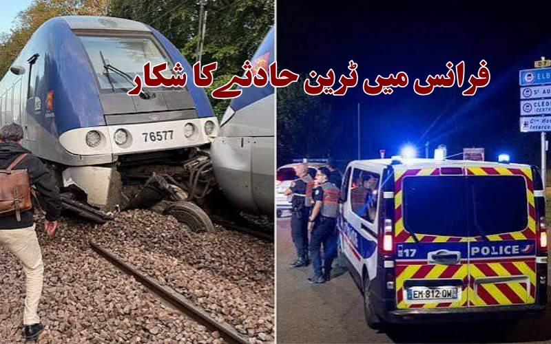 فرانس میں بڑا ٹرین حادثہ، 44 افراد زخمی
